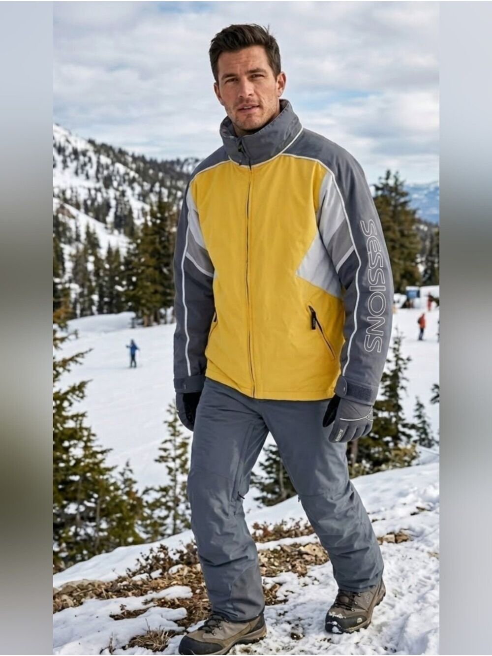 VNTG Mens Soft Shell Jacket Mesh Lined SESSIONS Breathable Zips Packable